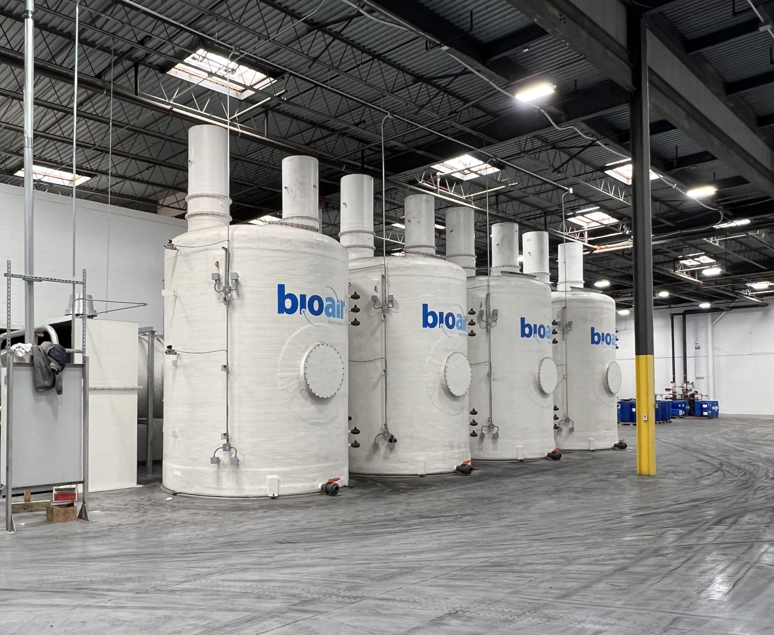 Bio Air white tanks